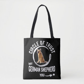 8 Circle Of Trust My German Shepherd Tote Bag