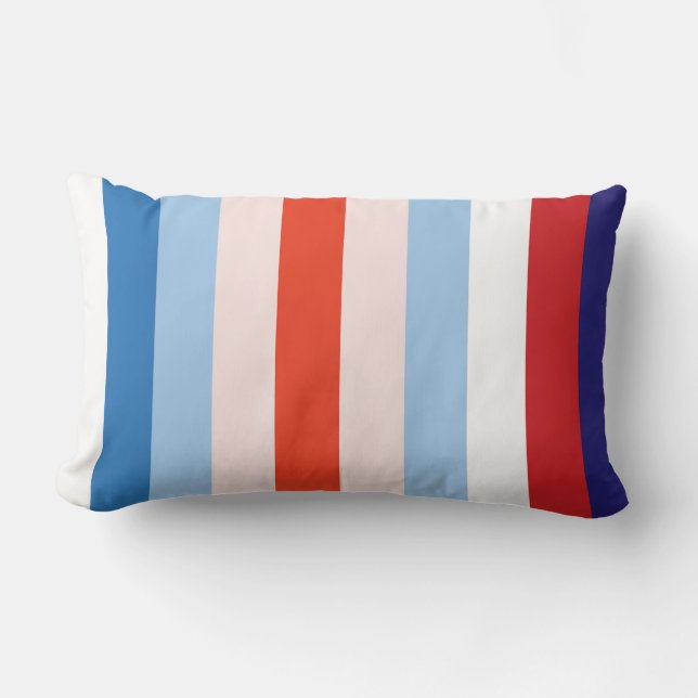 8 Color Combination Lumbar Pillow (Front)