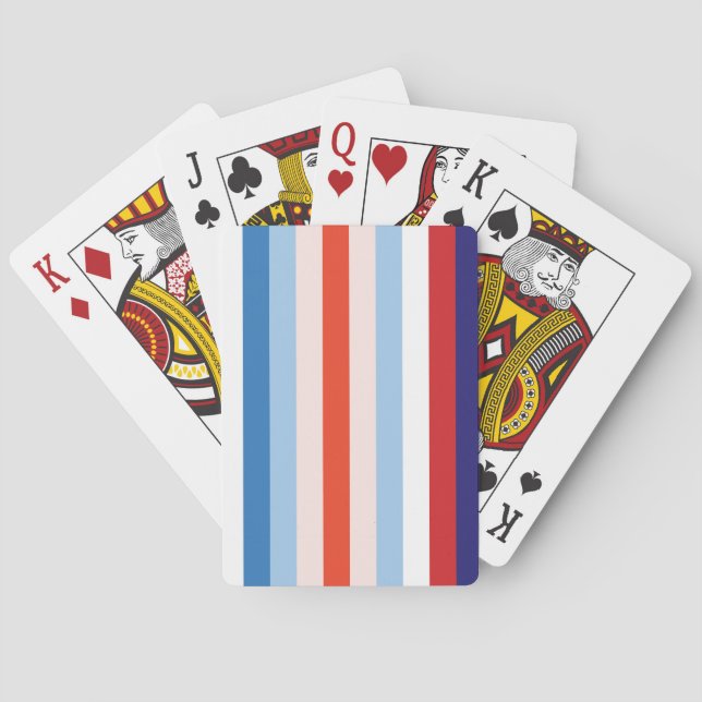 8 Color Combination Poker Cards (Back)