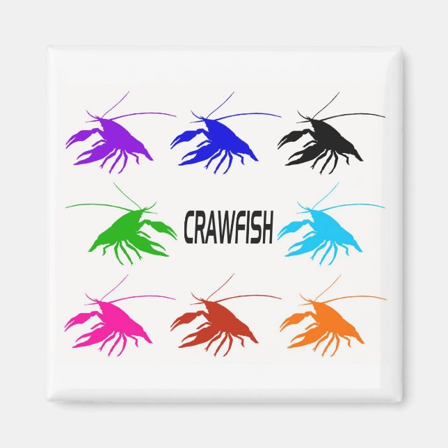 8 crawfish magnet (Front)