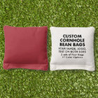 8 Custom TURQUOISE Cornhole Bean Bags - 17 Colors!
