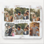 8 Eight Photo Modern Elegant Collage Family Love Mouse Pad<br><div class="desc">Introducing our modern and chic personalized photo collage product! This stylish item allows you to create a unique and one-of-a-kind collage featuring your own personal photos. Simply choose your favorite Instagram snaps or photography, and add them to our pre-designed photo collage template. Our template features a beautiful typography elegant script...</div>