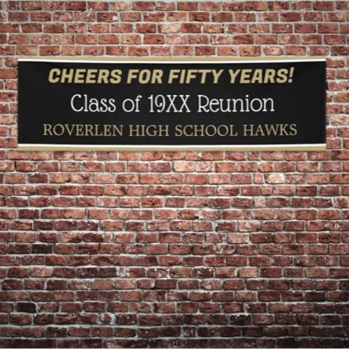 8 ft Banner Edit the year Class reunion Banner