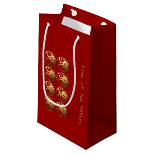 8 Golden Monkeys Chinese New Year 2016 Small Bag