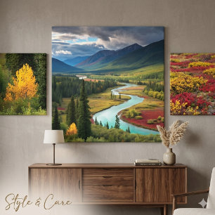 8 Inch Square Wrapped Custom Canvas Photo Tile