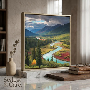 8 Inch Square Wrapped Custom Canvas Photo Tile