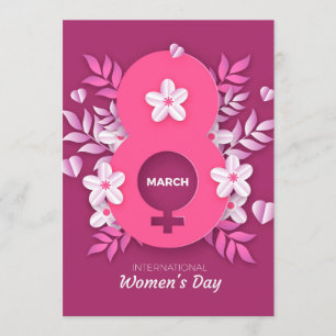 8 March - International Women's Day Invitation