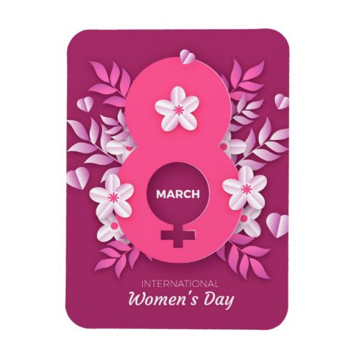 8 March _ International Womens Day Magnet
