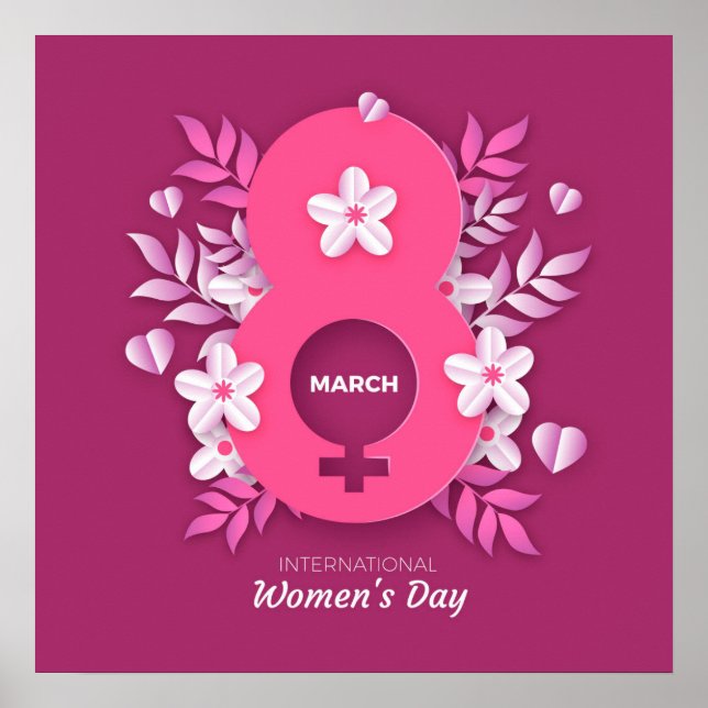 8 March - International Women's Day Poster (Front)