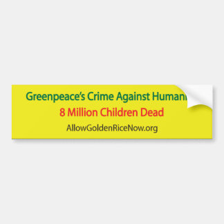 8 Million Dead Bumper Sticker