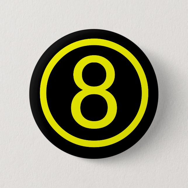 8 - number eight button (Front)