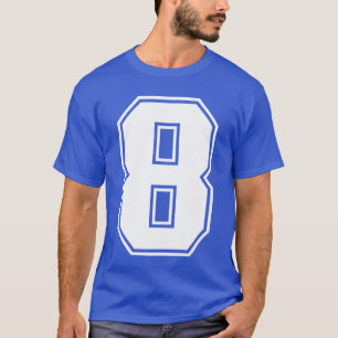 8 Number Eighteam Sports Varsity Matching girl T-Shirt