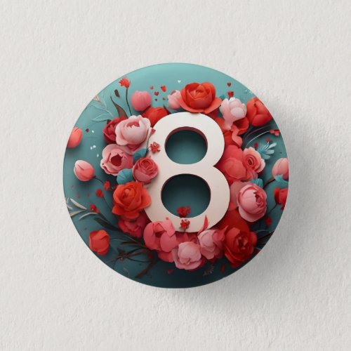 8 of march design button