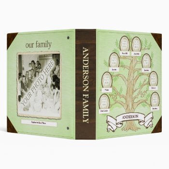 8 Person Family Tree Binder by jamierushad at Zazzle