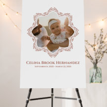 8‑Petal Floral Frame Antique Rose Memorial