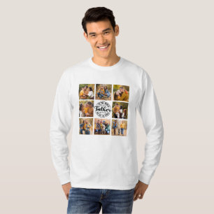 8 Photo Collage All Occasion World's Best Father  T-Shirt