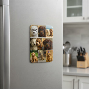 8 Photo Collage Personalized Custom Magnet