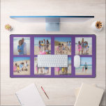 8 Photo Collage Personalized  Desk Mat<br><div class="desc">Create a Photo Collage Personalized desk mat from Ricaso - add 8 individual photos to make a photo collage - a great addition to your home or office desk, keep your loved ones with you while you work, add photographs of your pets - the choice is yours. If you're an...</div>