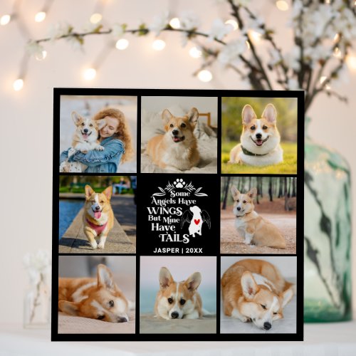 8 Photo Collage Pet Dog Loss Remembrance Foam Board