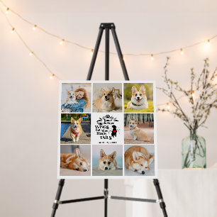 8 Photo Collage Pet Dog Loss Remembrance Foam Board