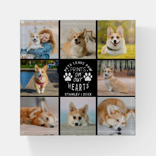 8 Photo Collage Pet Memorial Remembrance Paperweight