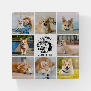 8 Photo Collage Pet Memorial Remembrance Paperweight