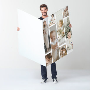 8 Photo collage template personalized Card
