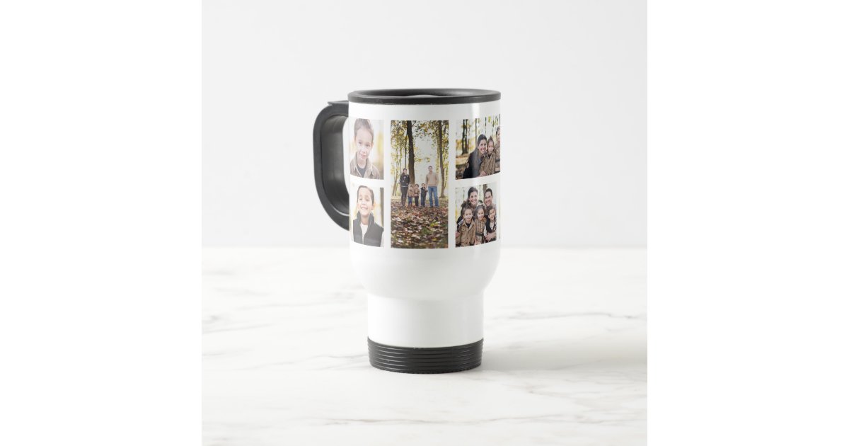 Travel Photo Mug, Travel Collage Mug