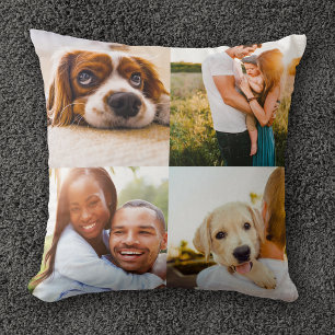 8 Photo Double Sided Edge Print Cushion Pillow
