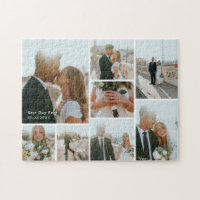 8-Photo Gallery Custom Caption Personalized Puzzle