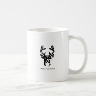 8 Point Buck White Tail Deer Coffee Mug