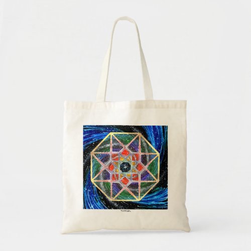 8 Pointed Star _ Seal of Solomon Tote Bag