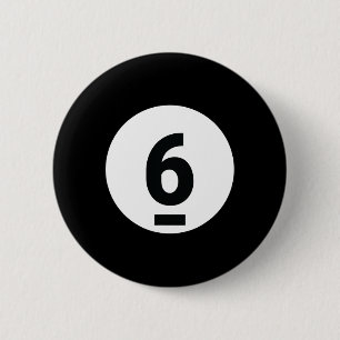 8 Pool Ball 6 Billiards Costume Halloween Group Ma Button