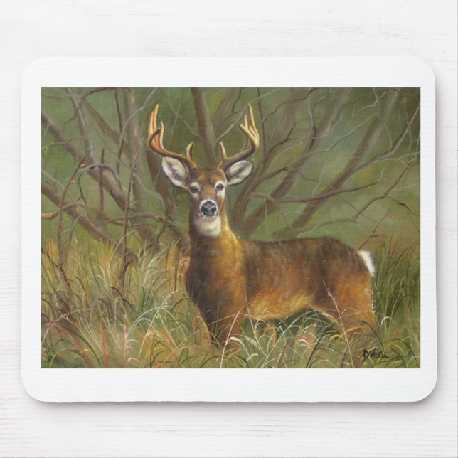 8 pt. buck mouse pad (Front)