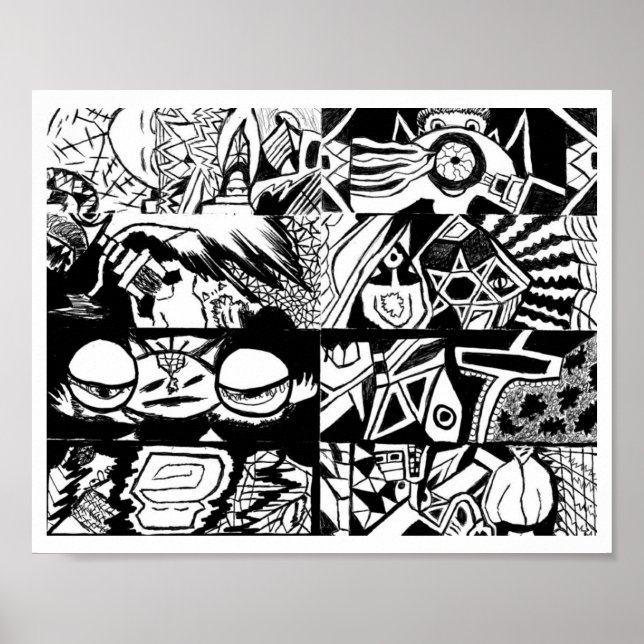 8 Shades of Anxiety Poster (Front)