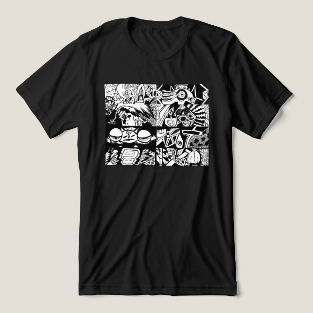 8 Shades of Anxiety Tri-Blend Shirt (Design Front)