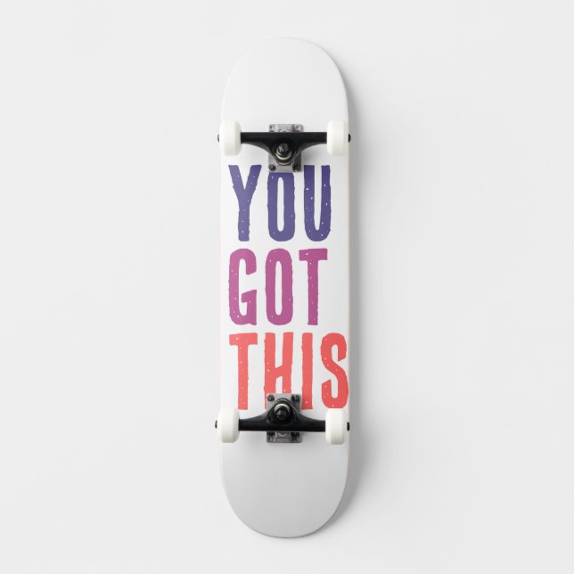  8" Skateboard Deck (Front)