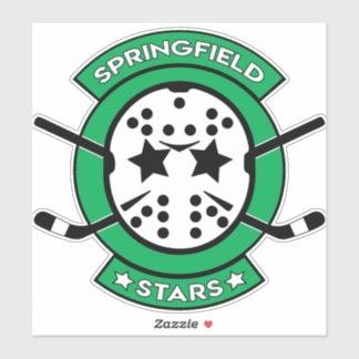 8" Springfield Stars Window Clings Sticker