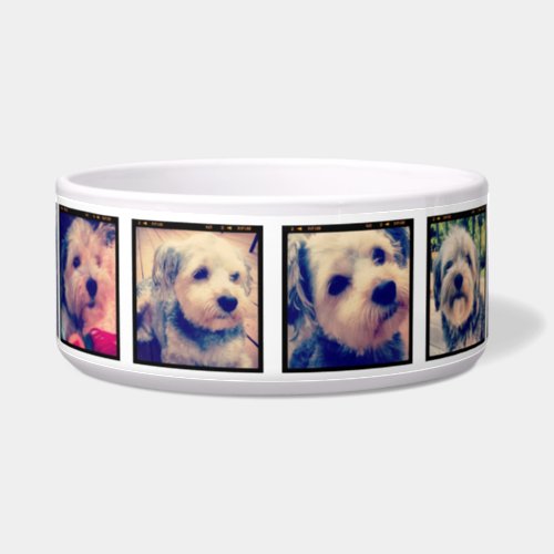 8 Square Photo Collage Instagram Frames Bowl