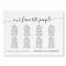 8 Tables Modern Our Favorite People Seating Chart