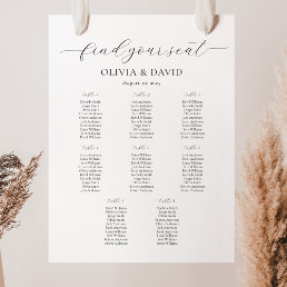 8 Tables Simple Our Favorite People Seating Chart