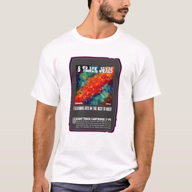 8 Track Tape Design by J. Errickson T-Shirt (Front)