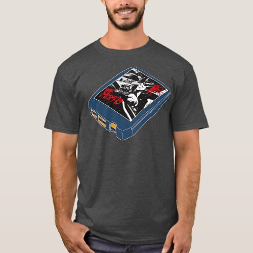 8 TRACK The Bullet BLUE GREY T_Shirt