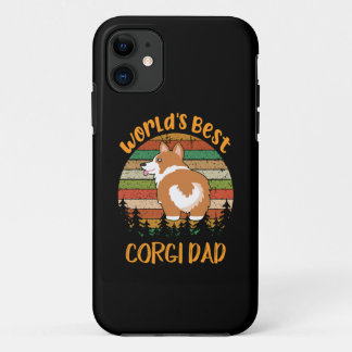 8 World's Best Corgi Dad iPhone 11 Case