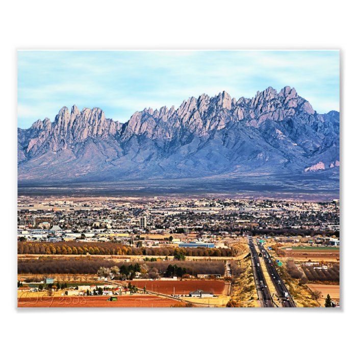 8"x10" Greetings Las Cruces Photo Print