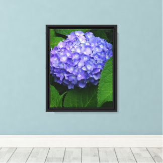 8"x10" Lavender Hydrangea Canvas Print