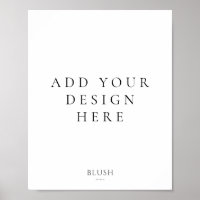 8"x10" Poster Sign Printing