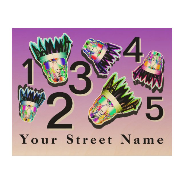 8"x8" Wood Wall Art (Front)