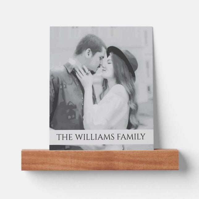 8 x 10 Family Photo Picture Ledge (Front)