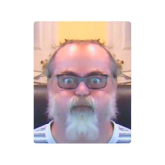 8" x 10" , metal art